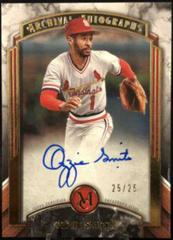 Ozzie Smith [Gold] #AA-OS Baseball Cards 2022 Topps Museum Collection Archival Autographs Prices