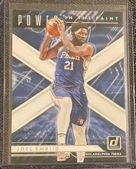 Joel Embiid #10 Basketball Cards 2021 Panini Donruss Power in the Paint Prices