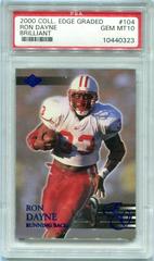 Ron Dayne [Brilliant] Football Cards 2000 Collector's Edge Graded Prices