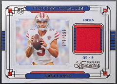 Trey Lance Football Cards 2021 Panini Chronicles Timeless Treasures Jersey Prices