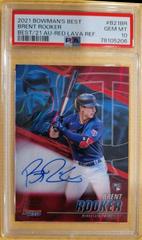 Brent Rooker [Red Lava Refractor] #B21-BR Baseball Cards 2021 Bowman’s Best of 2021 Autographs Prices
