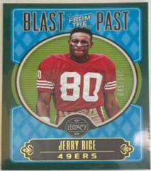 Jerry Rice [Green] Football Cards 2023 Panini Legacy Blast from the Past Prices