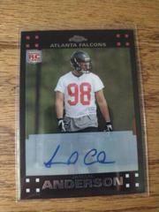 Jamaal Anderson [Autograph Refractor] #TC230 Football Cards 2007 Topps Chrome Prices