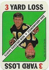 Dan Abramowicz #33 Football Cards 1971 Topps Game Cards Prices