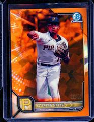 Ke'Bryan Hayes [Sapphire Orange] #49 Baseball Cards 2022 Bowman Chrome Prices