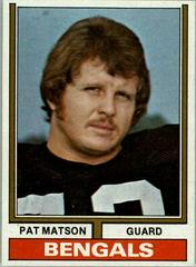 Pat Matson Football Cards 1974 Topps Parker Brothers Prices