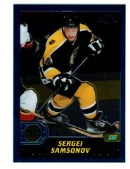 Sergei Samsonov #104 Hockey Cards 2001 Topps Chrome Prices