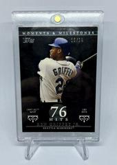 Ken Griffey Jr. [76 Hits] Baseball Cards 2007 Topps Moments & Milestones Prices
