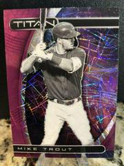 Mike Trout [Pink] Baseball Cards 2021 Panini Chronicles Titan Prices