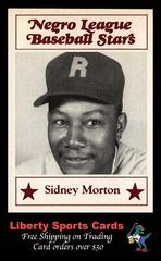 Sidney Morton #36 Baseball Cards 1986 Fritsch Negro League Baseball Stars Prices