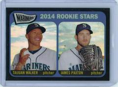 James Paxton, Taijuan Walker [Refractor] #354 Baseball Cards 2014 Topps Heritage Chrome Prices