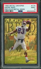 Andre Reed [Precious Metal Gems] #174 Football Cards 1999 Metal Universe Prices