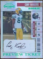 Cory Rodgers [Championship Ticket Autograph] #125 Football Cards 2006 Playoff Contenders Prices