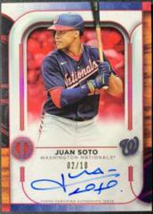 Juan Soto [Red] #TA-JS Baseball Cards 2022 Topps Tribute Autographs Prices