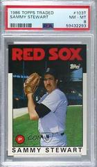Sammy Stewart #103T Baseball Cards 1986 Topps Traded Prices