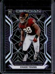 Chase Young [Electric Etch Purple] #102 Football Cards 2020 Panini Obsidian Prices