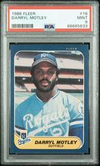 Darryl Motley Baseball Cards 1986 Fleer Prices