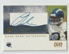 LaDainian Tomlinson Football Cards 2001 Upper Deck Game Gear Autographs Prices