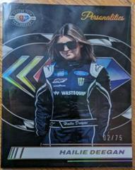 Hailie Deegan [Holo] #3 Racing Cards 2023 Panini Donruss NASCAR 75th Anniversary Prices