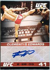 Rich Clementi #ARCL Ufc Cards 2009 Topps UFC Round 1 Autographs Prices