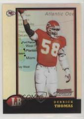 Derrick Thomas [Interstate Refractors] Football Cards 1998 Bowman Chrome Prices