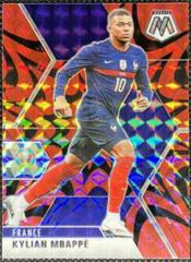 Kylian Mbappe [Reactive Red Mosaic] #112 Soccer Cards 2021 Panini Mosaic UEFA Euro 2020 Prices