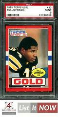 Bill Johnson #33 Football Cards 1985 Topps USFL Prices
