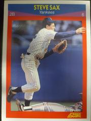 Steve Sax #2 Baseball Cards 1990 Score Superstars Prices