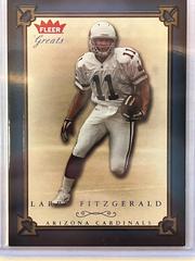 Larry Fitzgerald Football Cards 2004 Fleer Greats of the Game Prices