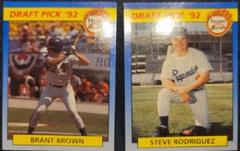 Brant Brown Baseball Cards 1992 Front Row Draft Picks Prices