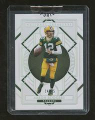Aaron Rodgers [Holo Silver] #36 Football Cards 2020 Panini National Treasures Prices