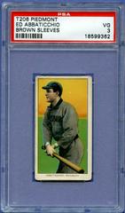 Ed Abbaticchio [Brown Sleeves] Baseball Cards 1909 T206 Piedmont 150 Prices