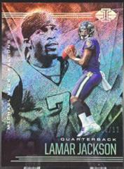 Lamar Jackson, Michael Vick [Wild Card] #3 Football Cards 2020 Panini Illusions Prices