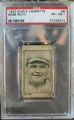 Babe Ruth Baseball Cards 1923 Maple Crispette Prices