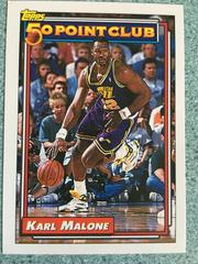 Karl Malone #199 Basketball Cards 1992 Topps Prices