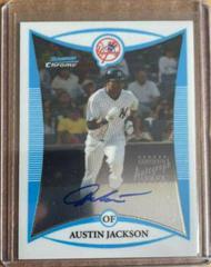 Austin Jackson [Autograph] Baseball Cards 2008 Bowman Chrome Prospects Prices