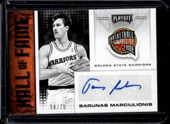 Sarunas Marciulionis [Red] Basketball Cards 2020 Panini Chronicles Hall of Fame Autographs Prices