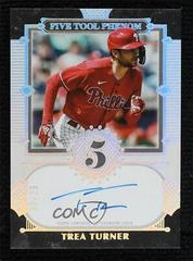 Trea Turner #FTP-TTU Baseball Cards 2023 Topps Five Star Five Tool Phenom Autograph Prices