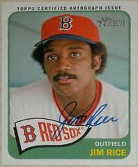 Jim Rice #JRI Baseball Cards 2014 Topps Heritage Real One Autographs Prices