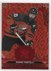 Adam Fantilli [Red Champagne] Hockey Cards 2022 Upper Deck Team Canada Juniors Prices