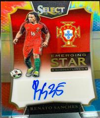 Renato Sanches [Tie Dye] Soccer Cards 2016 Panini Select Emerging Star Signatures Prices