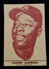 Hank Aaron [Hand Cut] Baseball Cards 1971 Milk Duds Prices