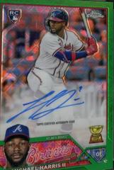 Michael Harris II [Green] #RCA-MH Baseball Cards 2023 Topps Chrome Logofractor Autograph Prices