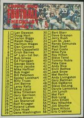 Checklist #1-132 #9 Football Cards 1970 Topps Prices