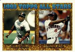 Barry Bonds / Albert Belle #390 Baseball Cards 1994 Topps Gold Prices
