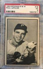 Paul LaPalme #19 Baseball Cards 1953 Bowman B & W Prices