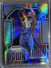 LeBron James [Hyper Prizm] #18 Basketball Cards 2020 Panini Prizm Downtown Bound Prices