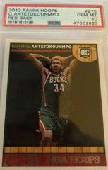 Giannis Antetokounmpo [Red Back] Basketball Cards 2013 Panini Hoops Prices