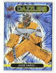 Juuse Saros [Purple] #DZ-27 Hockey Cards 2021 Upper Deck Dazzlers Prices