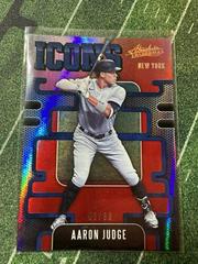 Aaron Judge [Spectrum Red] #I-9 Baseball Cards 2021 Panini Absolute Icons Prices
